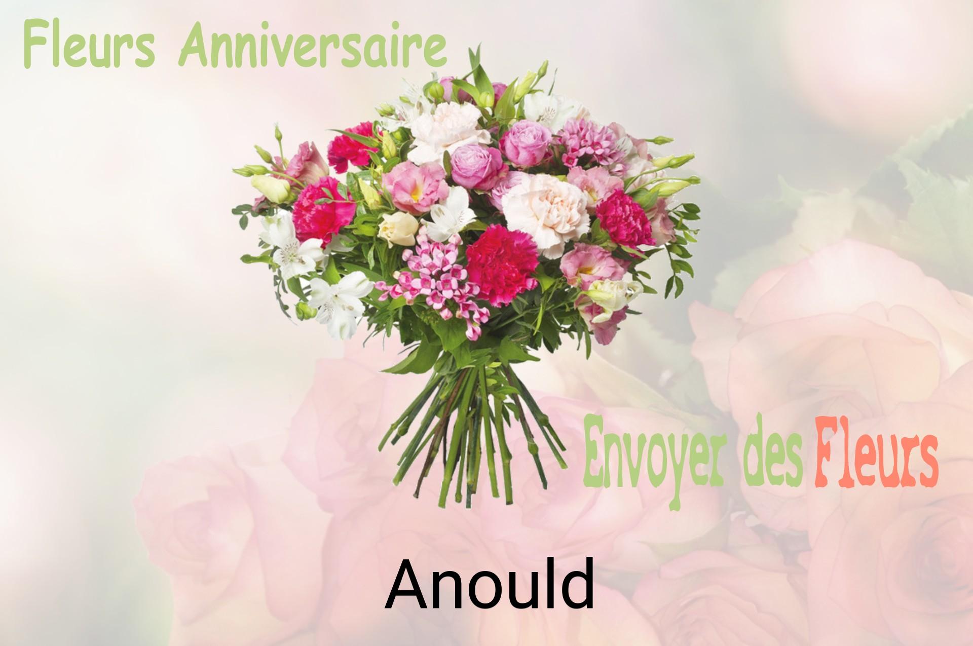 Bouquet de fleurs d’anniversaire livré à Anould