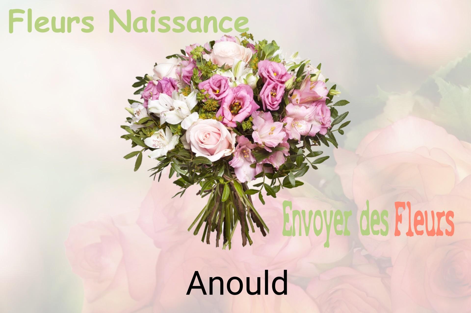 Bouquet de fleurs de naissance livré à Anould